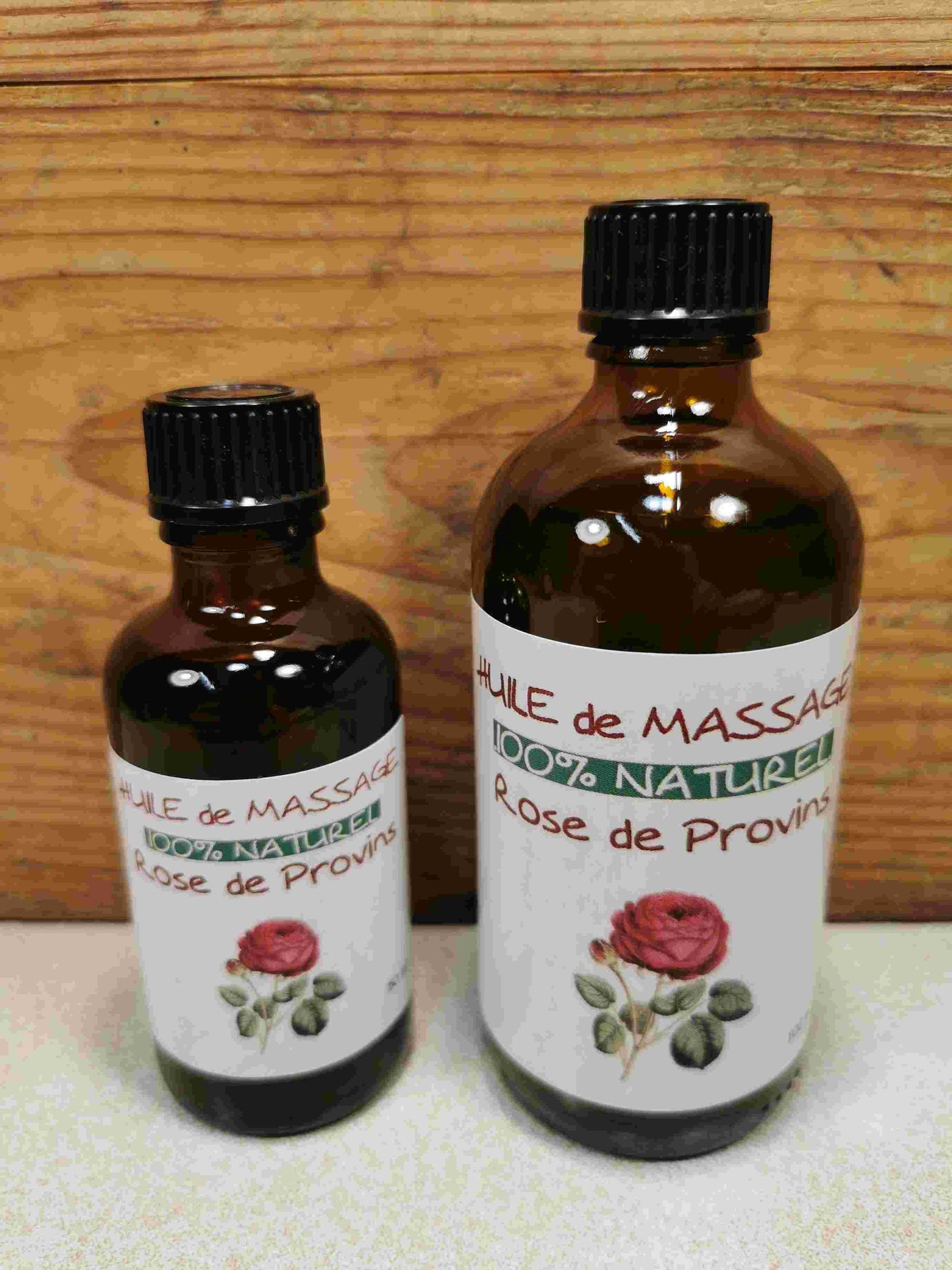 Huile de massage "Rose de Provins"