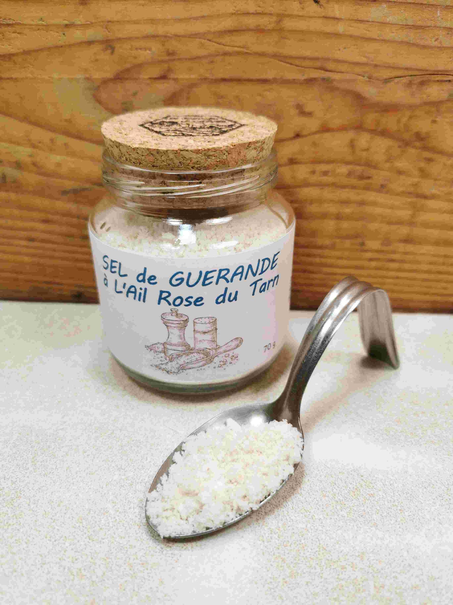 Sel de Guérande à l'Ail rose du Tarn