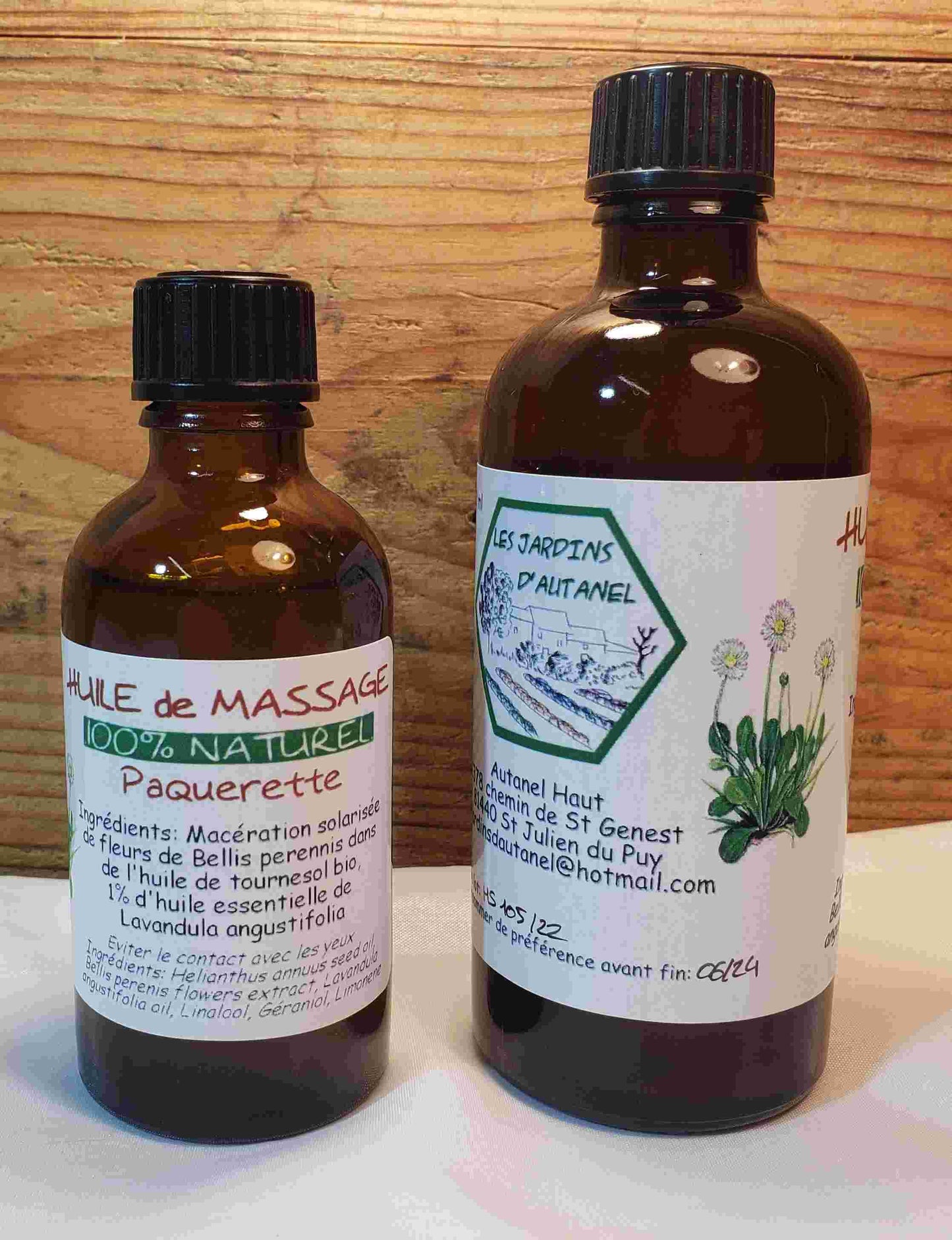 Huile de massage "Pâquerette"